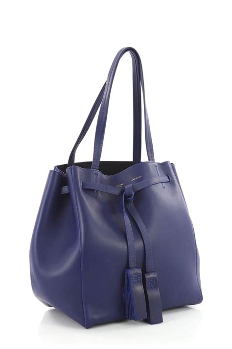 celine tassel navy blue|Celine.